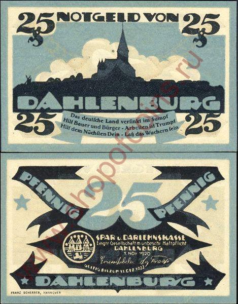 25  1920 - Dahlenburg (SoC# 2.a1)