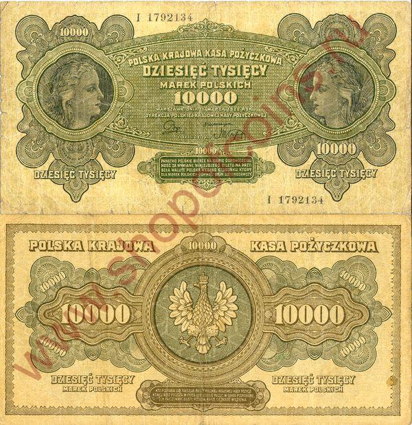10 000  1922 -  (# 32, VG)