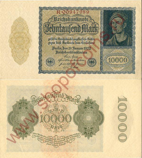 10 000  1922 -  (# 72, s/n 2)