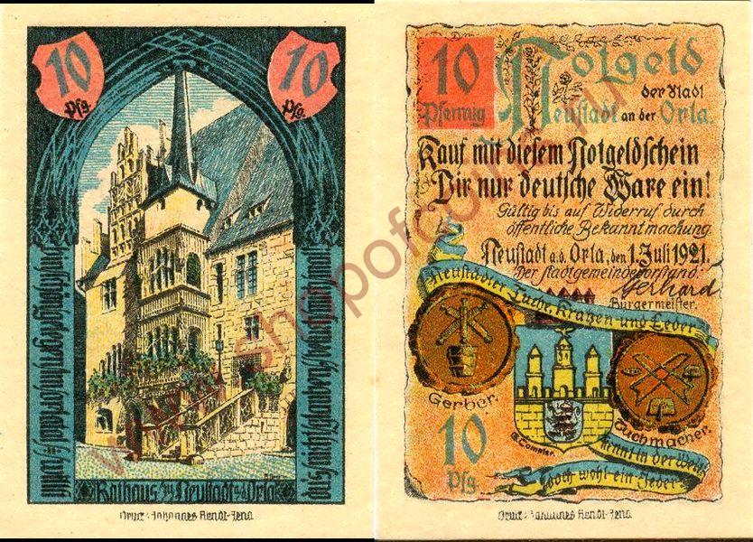 10  1921 - Neustadt a.d.Orla (SoC# 3.a)