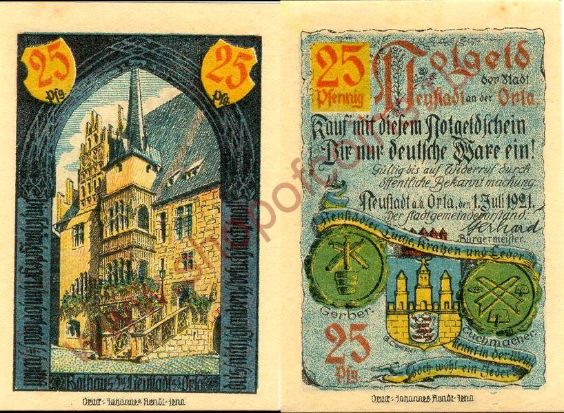 25  1921 - Neustadt a.d.Orla (SoC# 4.a)