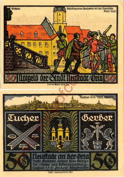 50  1921 - Neustadt a.d.Orla (SoC# 5A.a)