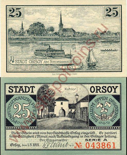 25  1921 - Orsoy (SoC# 4.a)