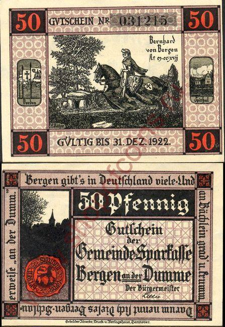 50  1922 - Bergen a.d. Dumme (SoC# 5.a)