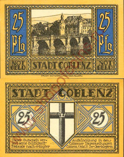 25  1921 - Coblenz (SoC# 4.a)