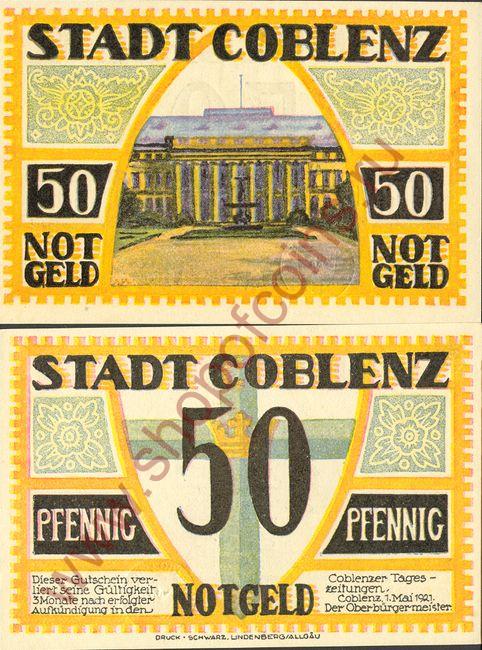 50  1921 - Coblenz (SoC# 5.c)