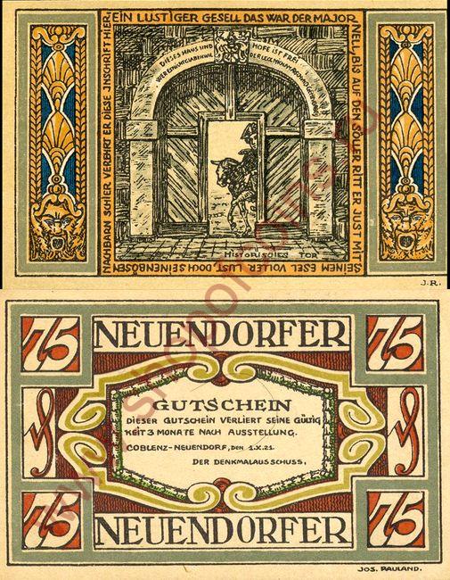 75  1921 - Coblenz-Neuendorf (SoC# 6.a)