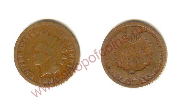 1  1883 - Indian Cent /  (VF)