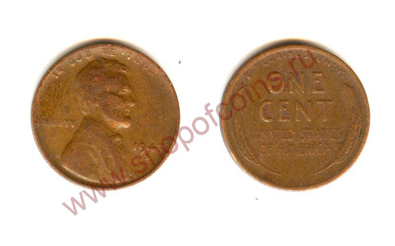 1  1947 S - Wheat Cent /  (VF)