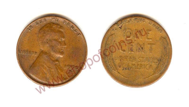 1  1950 D - Wheat Cent /  (VF)