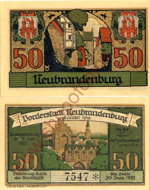 50  1921 - Neubrandenburg (SoC# 5.a)