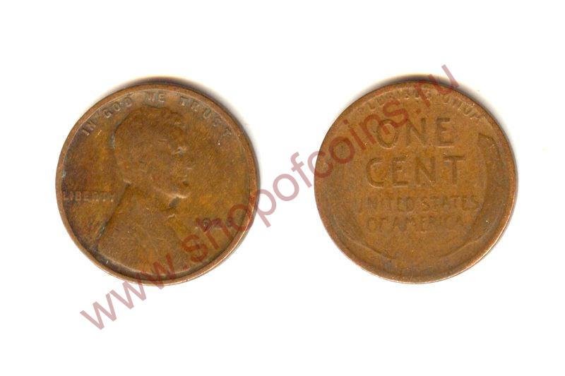 1  1928 - Wheat Cent /  (F)